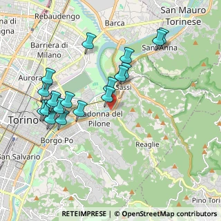 Mappa Via S. Sebastiano Po, 10132 Torino TO, Italia (2.044)