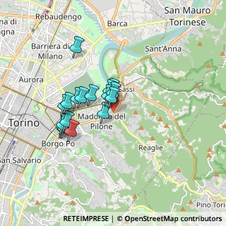 Mappa Via S. Sebastiano Po, 10132 Torino TO, Italia (1.39118)