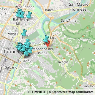 Mappa Via S. Sebastiano Po, 10132 Torino TO, Italia (2.5715)
