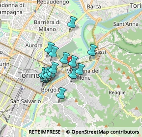 Mappa Via Lessolo, 10153 Torino TO, Italia (1.298)