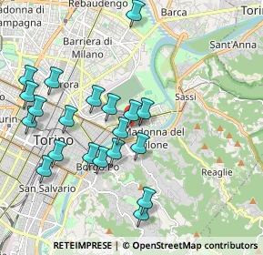 Mappa Via Lessolo, 10153 Torino TO, Italia (2.0385)