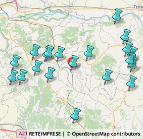 Mappa 14025 Montiglio Monferrato AT, Italia (9.499)