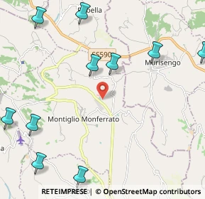 Mappa 14025 Montiglio Monferrato AT, Italia (3.10909)