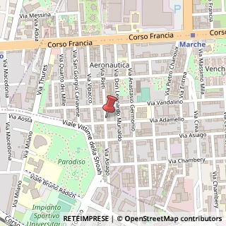 Mappa Via Rieti, 47, 10142 Torino, Torino (Piemonte)