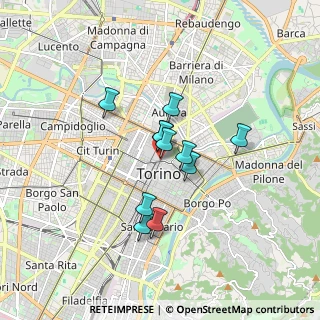 Mappa Via Pietro Micca, 10128 Torino TO, Italia (1.19727)