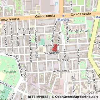 Mappa Via Adamello, 49, 10142 Torino, Torino (Piemonte)