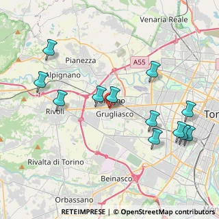 Mappa Torino, 10093 Collegno TO, Italia (4.51583)