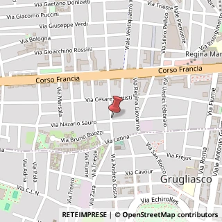 Mappa Via Andrea Costa, 21A, 10093 Collegno, Torino (Piemonte)