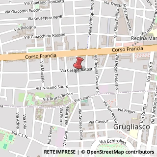 Mappa Via Andrea Costa, 12, 10093 Collegno, Torino (Piemonte)