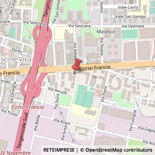 Mappa Via Ivrea 8 Bis, 10098 Rivoli, Torino (Piemonte)