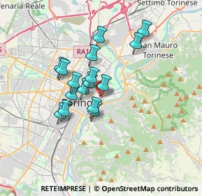 Mappa Via Bettino Ricasoli, 10153 Torino TO, Italia (2.70063)