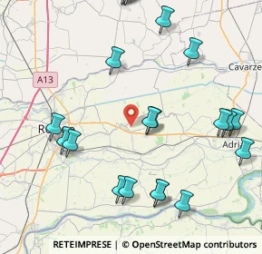 Mappa 45010 Villadose RO, Italia (10.0575)