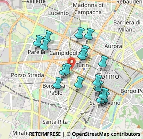 Mappa 10138 Torino TO, Italia (1.61471)