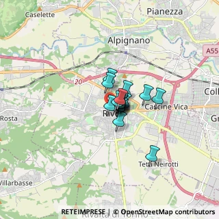 Mappa Piazza Garibaldi Giuseppe, 10098 Rivoli TO, Italia (0.72529)