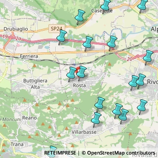 Mappa PIAZZA, 10090 Rosta TO, Italia (3.12)