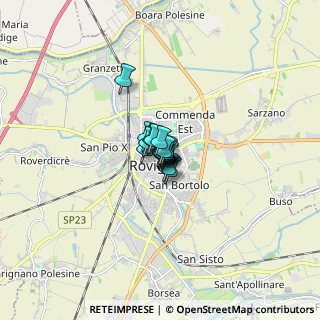 Mappa Piazzale Gabriele D'Annunzio, 45100 Rovigo RO, Italia (0.45176)