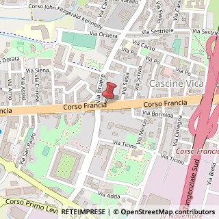 Mappa Corso francia 6, 10098 Rivoli, Torino (Piemonte)