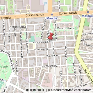 Mappa Via Vandalino, 85, 10142 Torino, Torino (Piemonte)