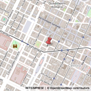 Mappa Via Giovanni Botero, 16, 10122 Torino, Torino (Piemonte)