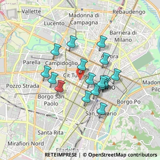 Mappa Corso Bolzano, 10121 Torino TO, Italia (1.46471)