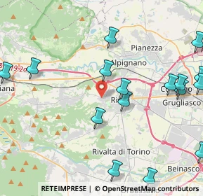 Mappa Via Rosta, 10098 Rivoli TO, Italia (5.43625)