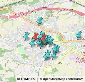 Mappa Via Collegiata Nuova, 10098 Rivoli TO, Italia (0.5485)