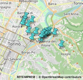 Mappa Lungo Po Antonelli Alessandro, 10153 Torino TO, Italia (1.007)