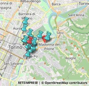 Mappa Lungo Po Antonelli Alessandro, 10153 Torino TO, Italia (1.42056)