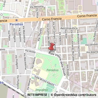 Mappa Via vandalino 22, 10095 Grugliasco, Torino (Piemonte)