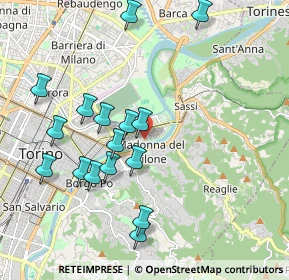 Mappa Lungo Po Alessandro Antonelli, 10153 Torino TO, Italia (2.02063)