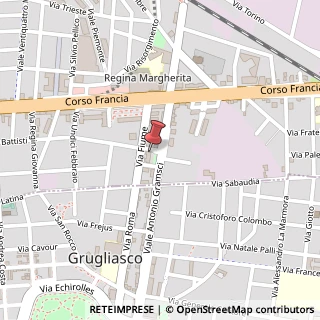 Mappa Viale A Gramsci, 20, 10093 Collegno, Torino (Piemonte)