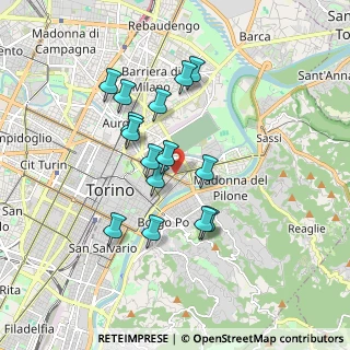 Mappa Largo Maresciallo Rosario Berardi, 10153 Torino TO, Italia (1.54733)
