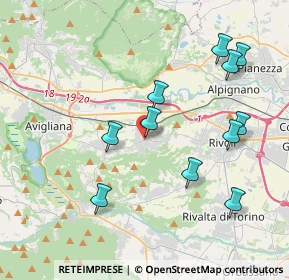 Mappa Piazza Vittorio Veneto, 10090 Rosta TO, Italia (4.08)