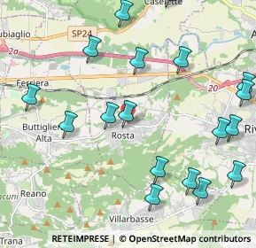 Mappa Girasole, 10090 Rosta TO, Italia (2.768)