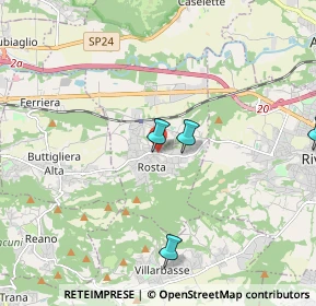 Mappa Girasole, 10090 Rosta TO, Italia (3.57188)