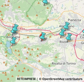 Mappa Girasole, 10090 Rosta TO, Italia (5.66273)