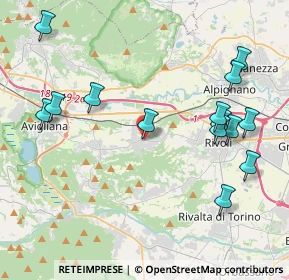 Mappa Girasole, 10090 Rosta TO, Italia (4.70643)