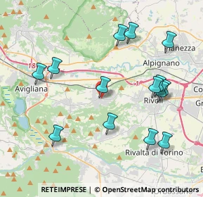 Mappa Girasole, 10090 Rosta TO, Italia (4.33643)
