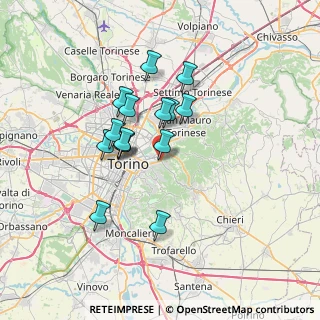 Mappa Strada di Fenestrelle, 10132 Torino TO, Italia (5.586)