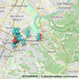 Mappa Via Federico Garelli, 10132 Torino TO, Italia (2.40714)