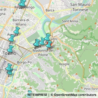 Mappa Strada di Fenestrelle, 10132 Torino TO, Italia (2.8)