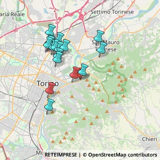 Mappa Strada di Fenestrelle, 10132 Torino TO, Italia (3.82941)