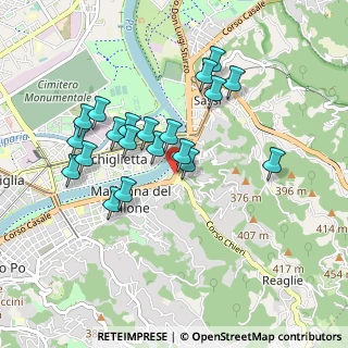 Mappa Strada di Fenestrelle, 10132 Torino TO, Italia (0.848)