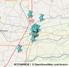 Mappa Via Emilio Zanella, 45100 Rovigo RO, Italia (3.15167)