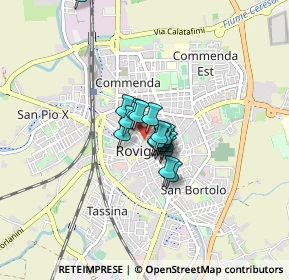 Mappa Piazza Vittorio Emanuele, 45100 Rovigo RO, Italia (0.43)