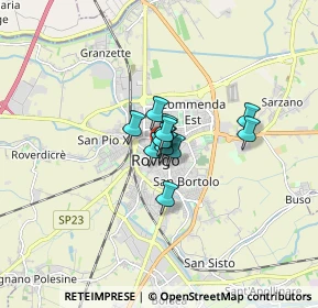 Mappa Piazza Vittorio Emanuele, 45100 Rovigo RO, Italia (0.70667)