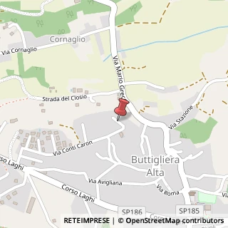 Mappa Via Conti Carron, 59, 10090 Buttigliera Alta, Torino (Piemonte)