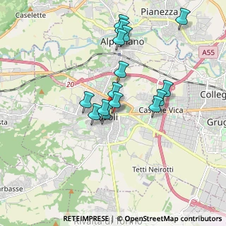 Mappa Via Rita Levi Montalcini, 10098 Rivoli TO, Italia (1.63267)