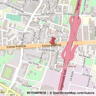 Mappa Corso Francia, 176, 10098 Rivoli, Torino (Piemonte)