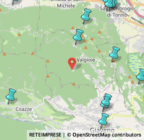 Mappa SP 188, 10094 Valgioie TO, Italia (3.33071)